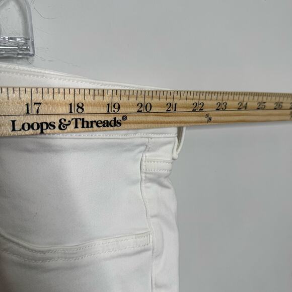American Eagle Hi-Rise Jegging Women’s Size 24 Short White Next Level Stretch - Picture 12 of 15